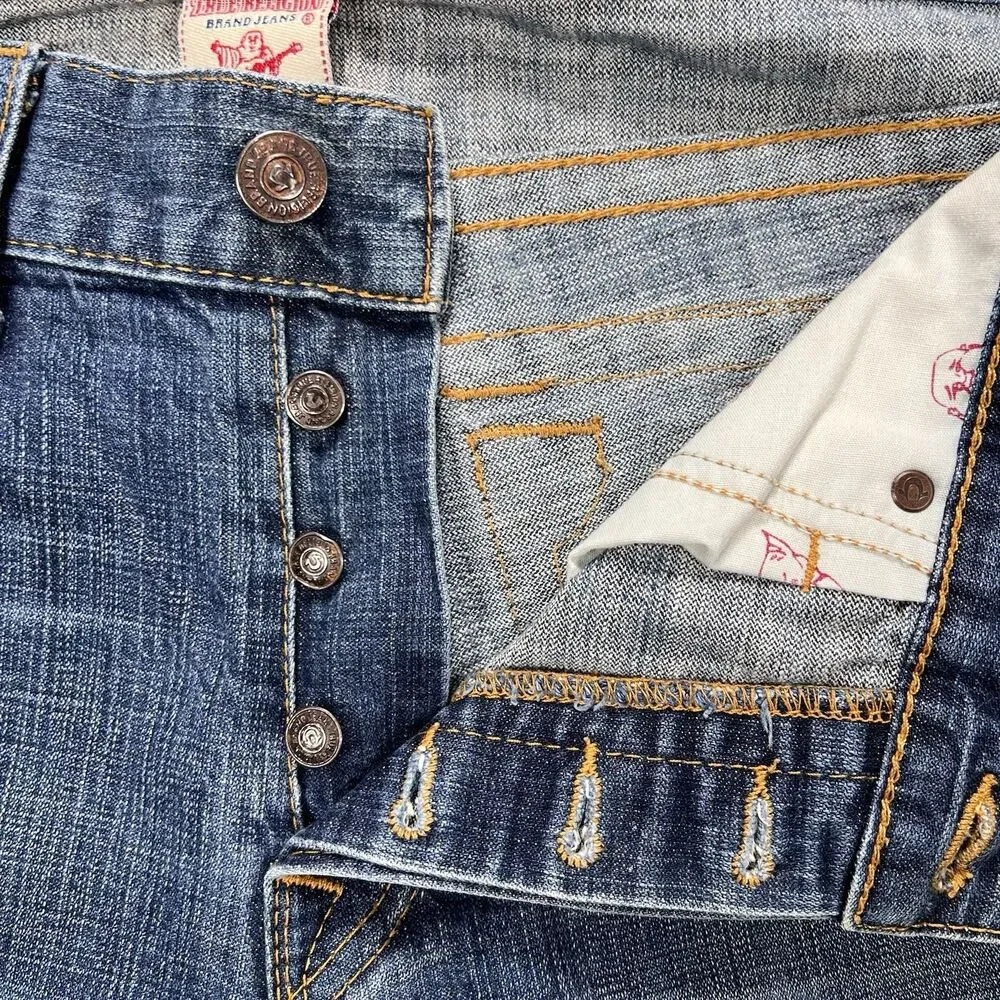 True Religion Zach Jeans Men’s 36 USA Y2K‎ Straight Leg Denim Streetwear